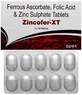 Zincofer Xt Tablet 10